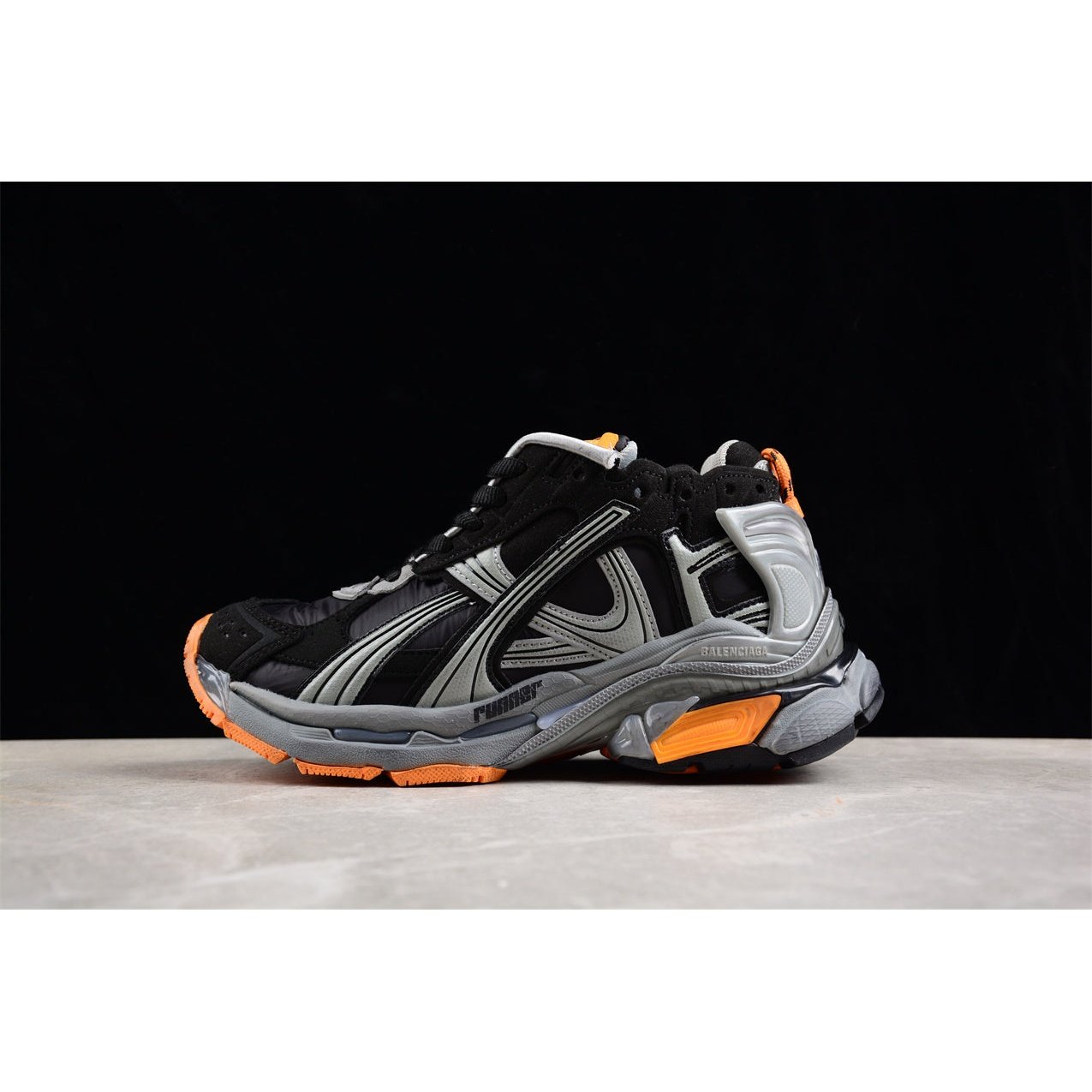 BALENCIAGA RUNNER x BLACK GREY ORANGE - Prime Reps