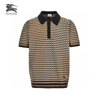 Burberry Checkered Polo Shirt