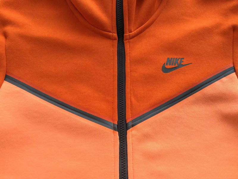 NIKE TECH FLEECE HOODIE x CAMPFIRE ORANGE