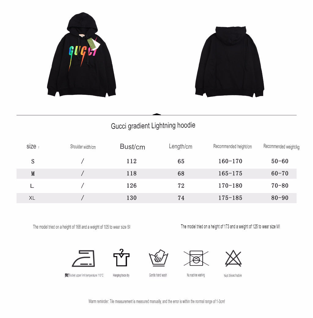 Gucci Rainbow Logo Hoodie