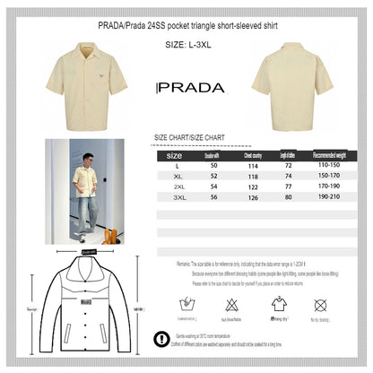 Prada Short-Sleeve Button-Up Shirt