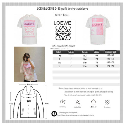 Loewe Pink Graphic T-Shirt