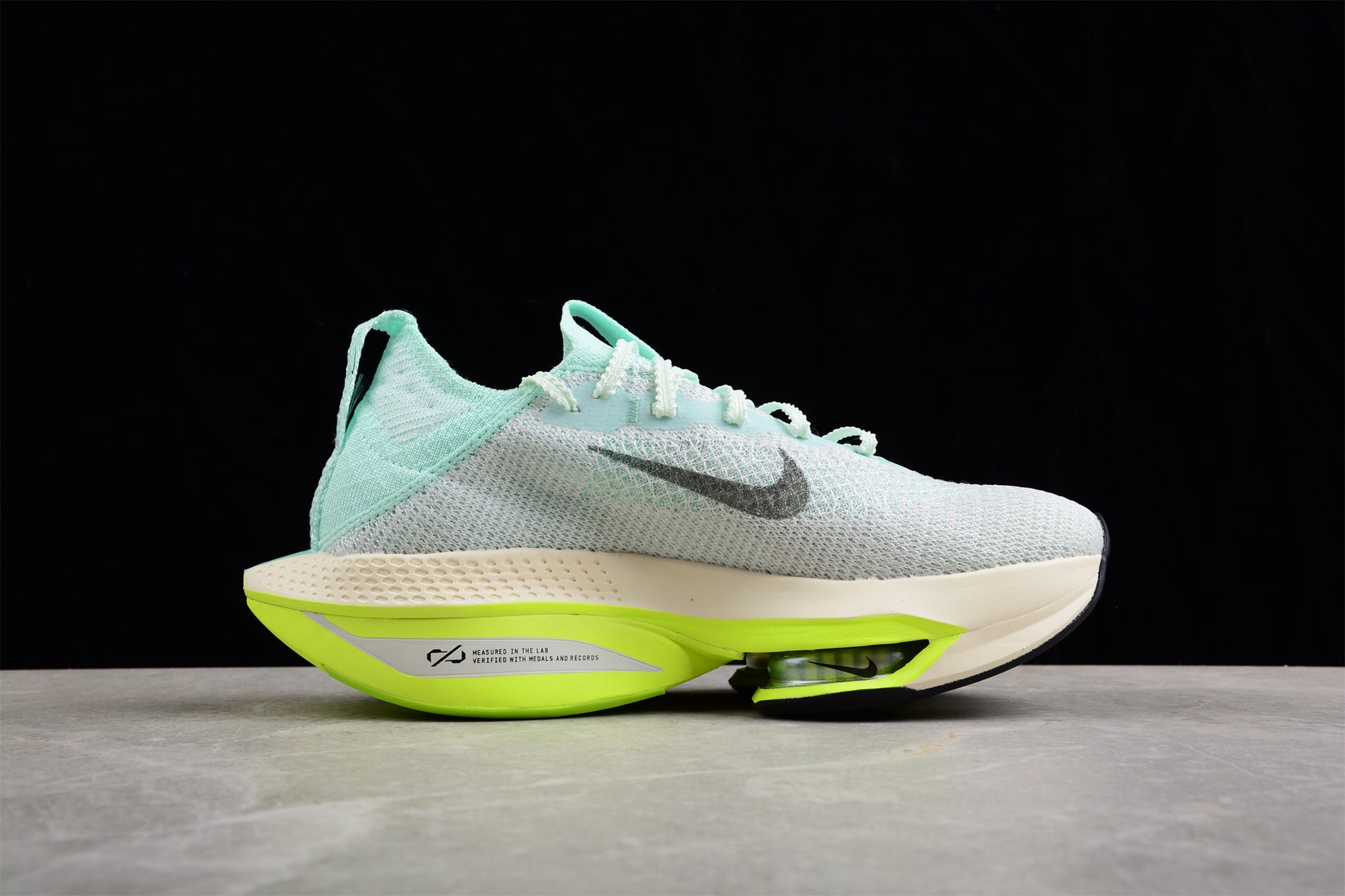 Zoom Alphafly NEXT% 2 Mint Green and Yellow