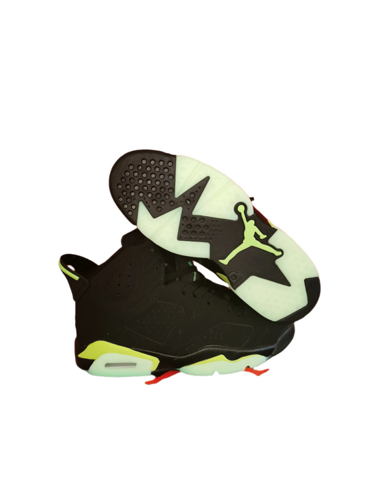 Jordan 6 Black and green