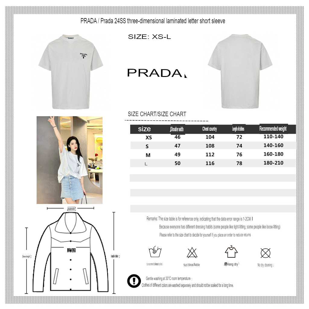 Prada Milano Logo T-Shirt Primereps