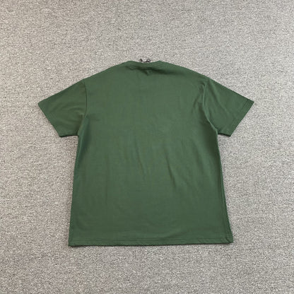 VIVIENNE WESTWOOD ROUGHLY STITCHED ORB T-SHIRT GREEN