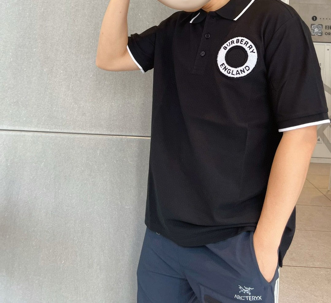 Burberry England Polo Shirt (Black)