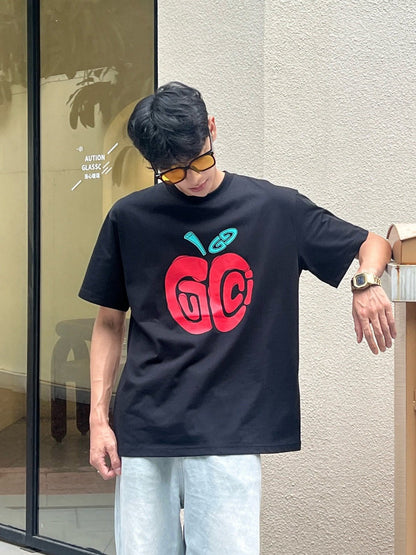 Gucci Apple Logo T-Shirt (Black)