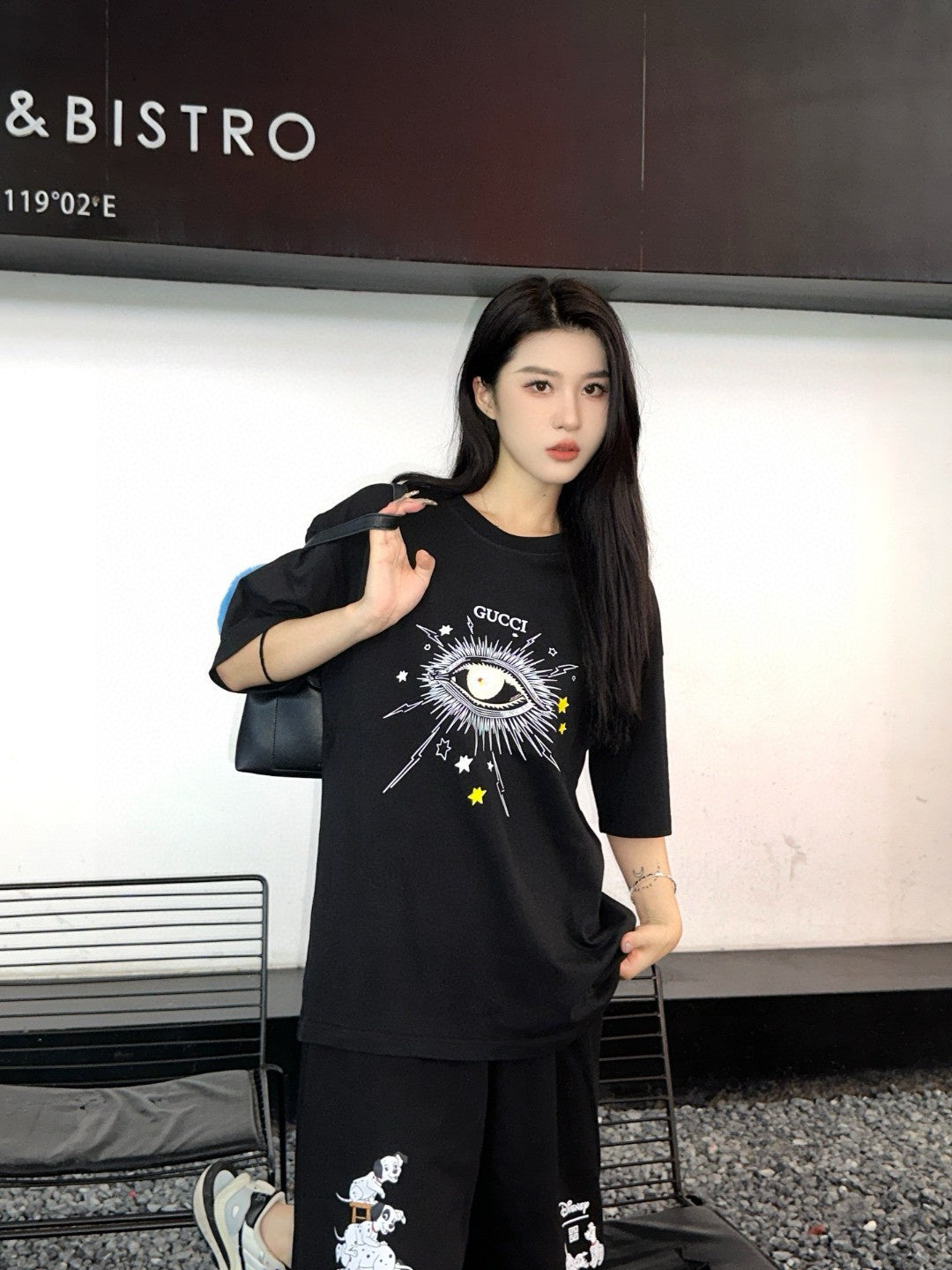 Gucci Mystical Eye Graphic Black T-Shirt Primereps