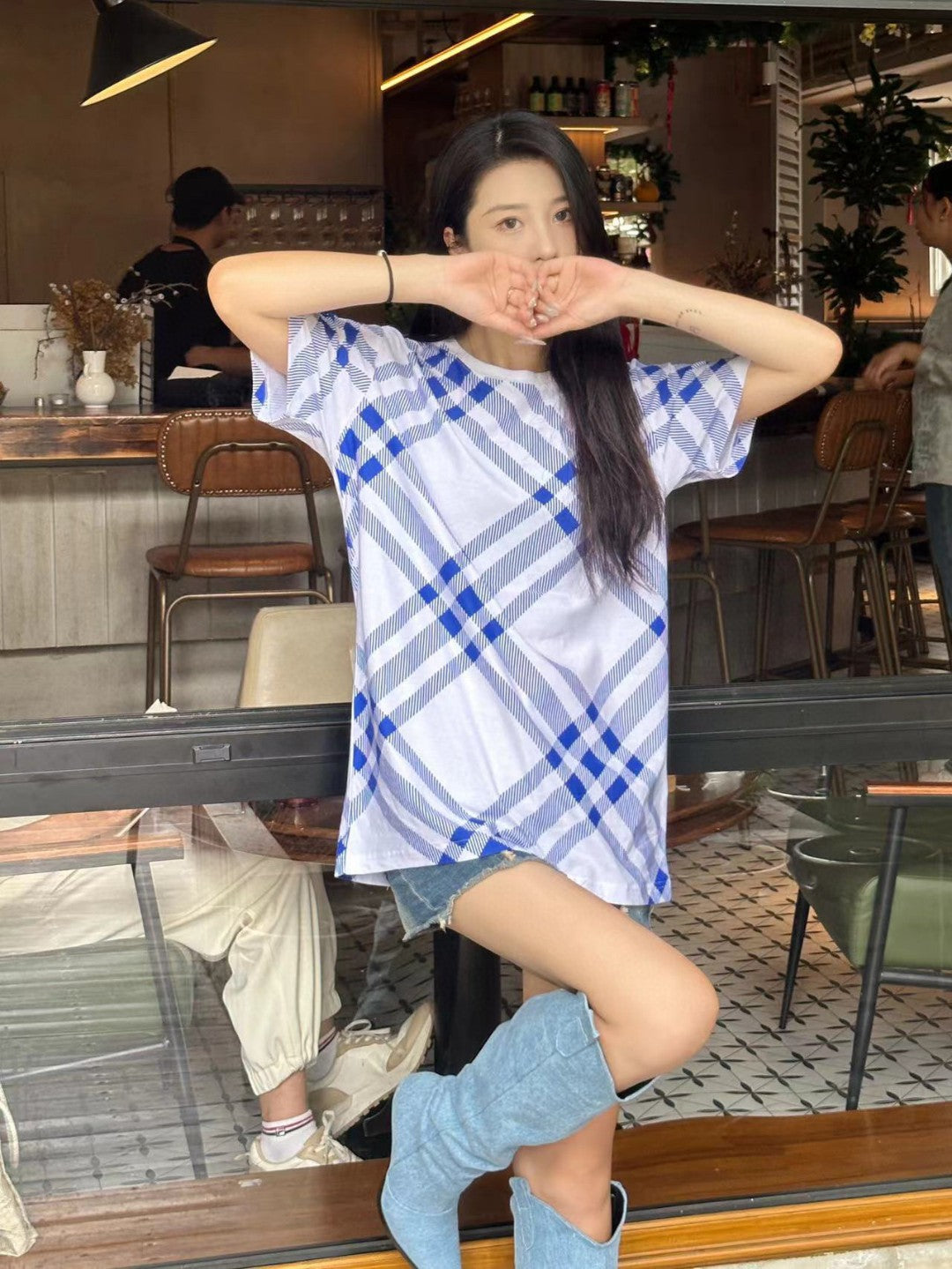 Burberry Plaid T-Shirt