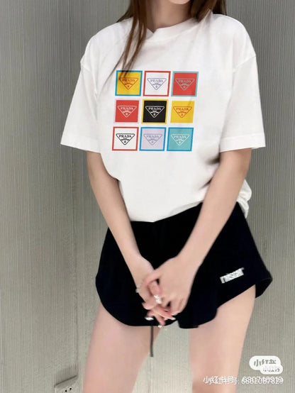 Prada Pop Art Logo T-Shirt