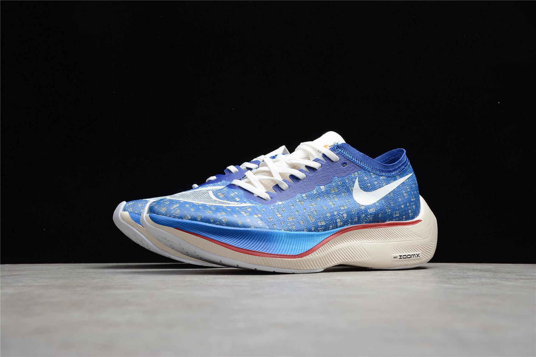 ZoomX Vaporfly NEXT% 2 Blue and White