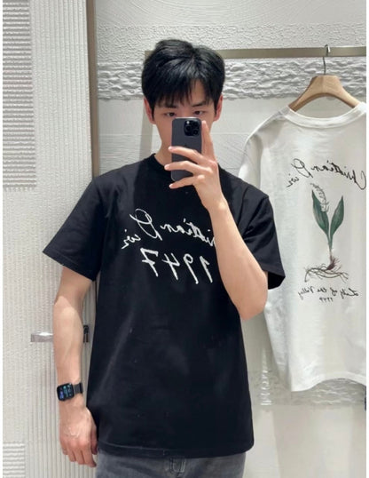 Dior 1947 Signature Black T-Shirt Primereps