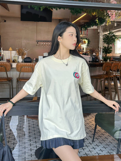 Gucci Interlocking GG Cream T-Shirt