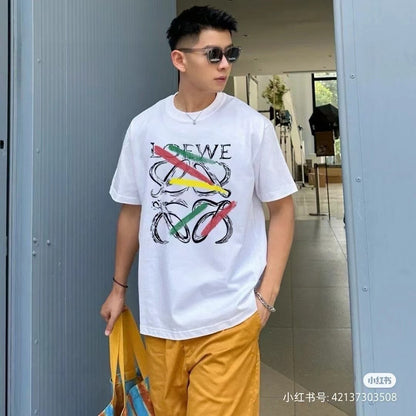 Loewe Graphic Logo T-Shirt (White)