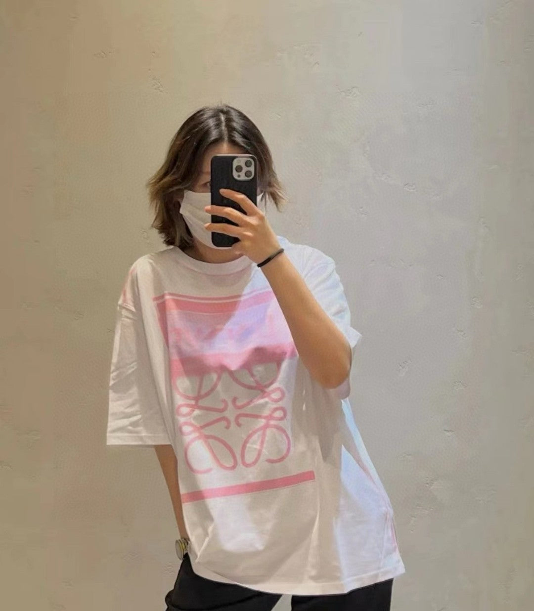 Loewe Pink Graphic T-Shirt