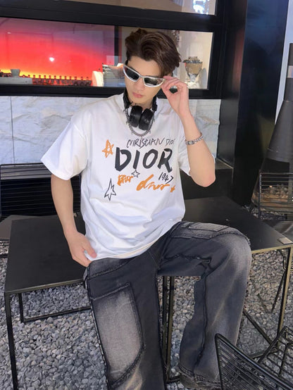 Dior Christian Dior Graphic White T-Shirt