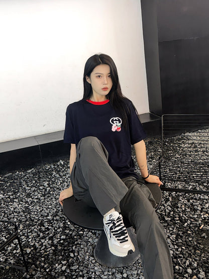 Gucci Cherry Embroidered T-Shirt