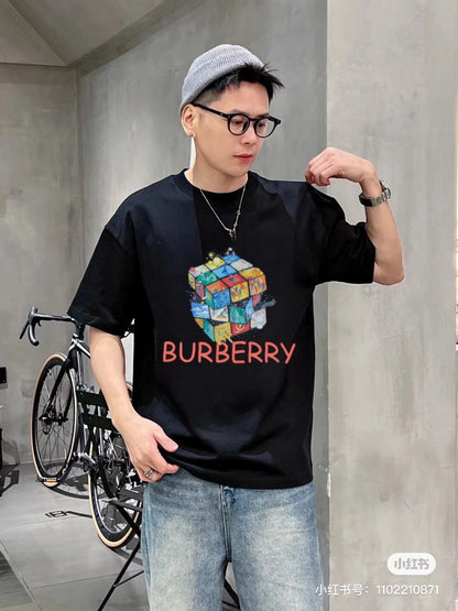 Burberry Rubik's Cube Graphic T-Shirt (Black)