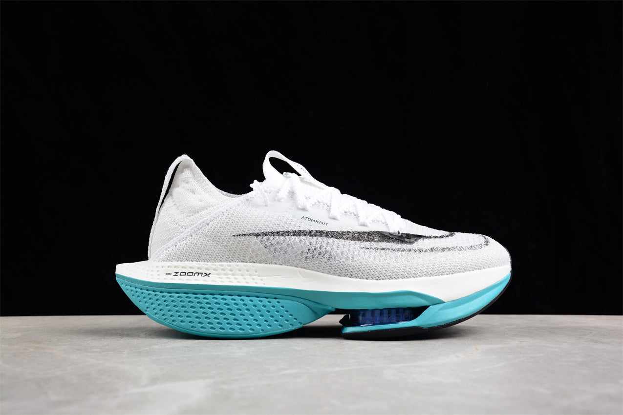 Zoom Alphafly NEXT% 2 White and Turquoise