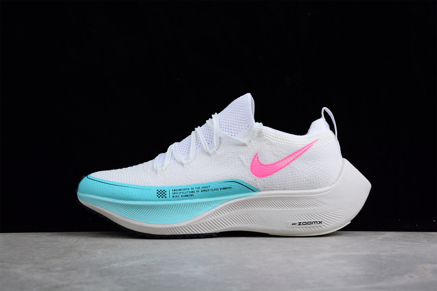 ZoomX Vaporfly NEXT% 2 White,Pink and Turquoise