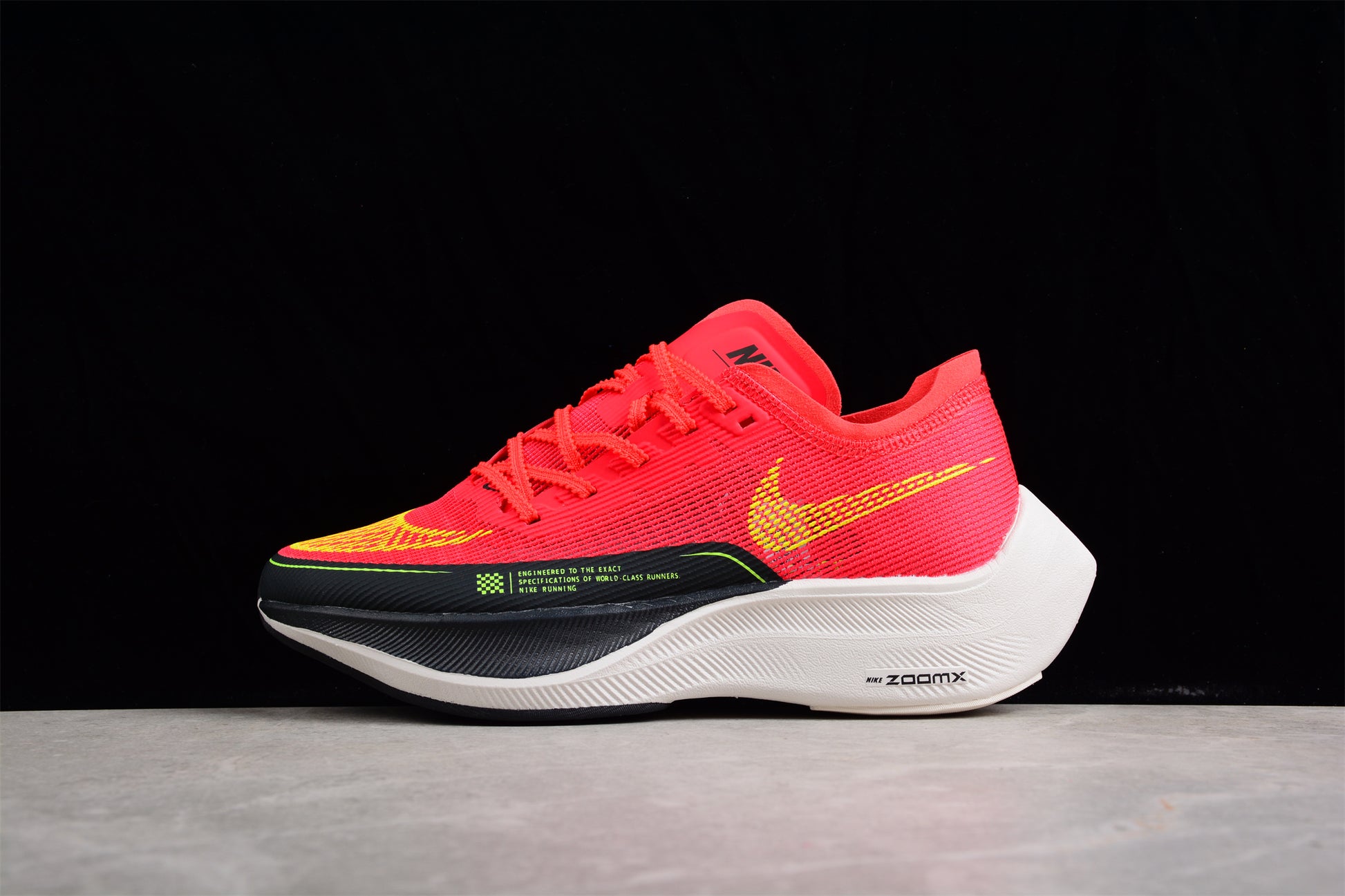 ZoomX Vaporfly NEXT% 2 Red，Black and Yellow