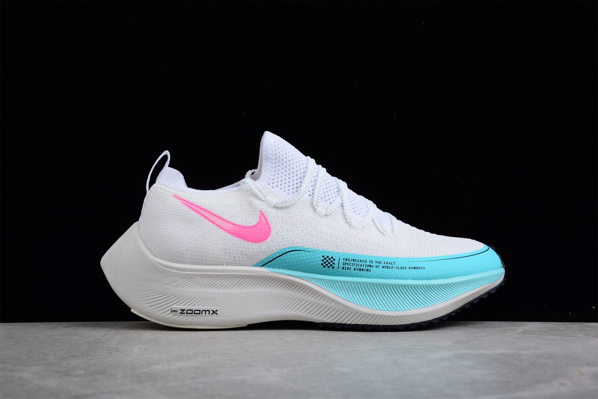 ZoomX Vaporfly NEXT% 2 White,Pink and Turquoise