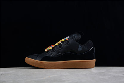 Lanvin Black and Gum Sole Sneaker