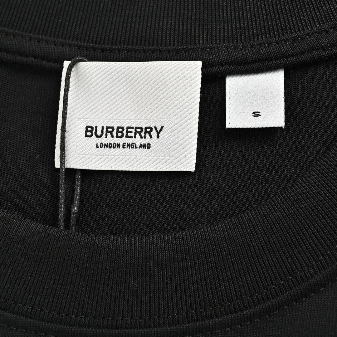 Burberry London England Black Graphic T-Shirt