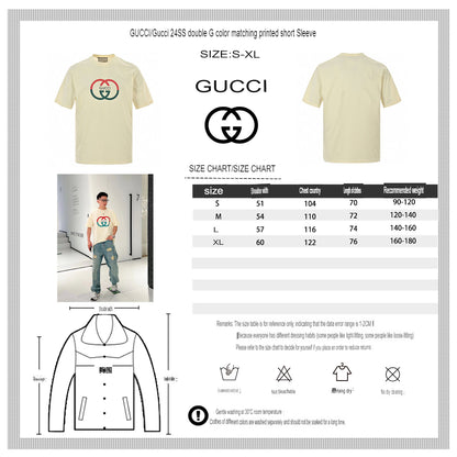 Gucci Interlocking GG Cream T-Shirt