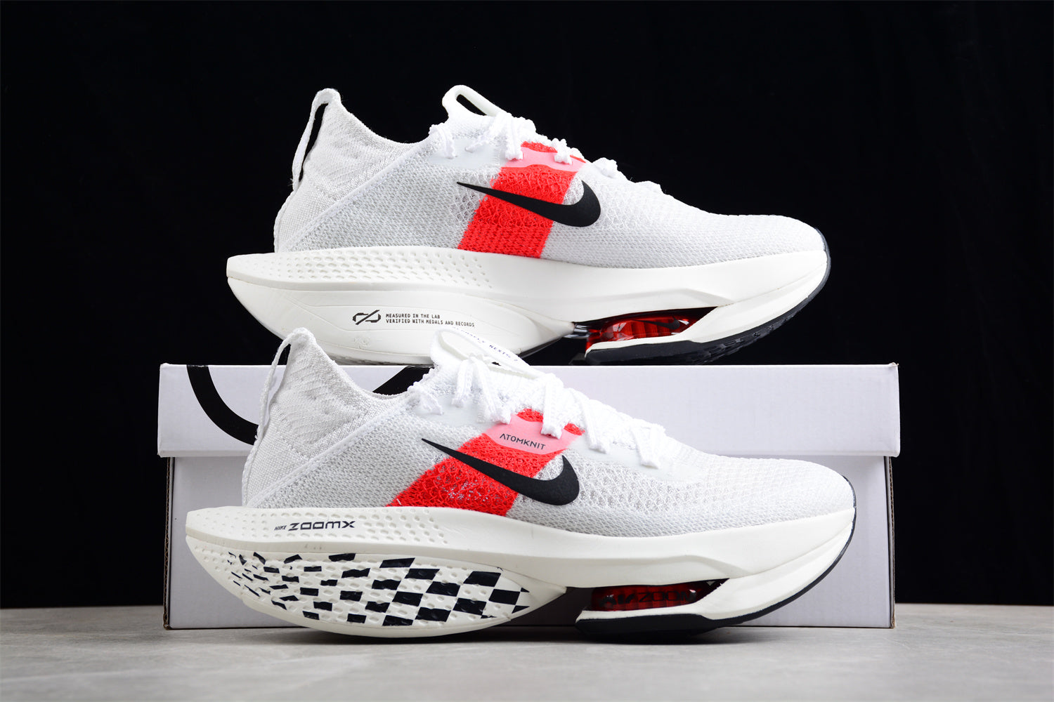 Zoom Alphafly NEXT% 2 White and Red