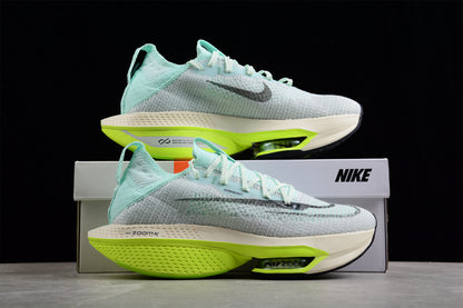 Zoom Alphafly NEXT% 2 Mint Green and Yellow