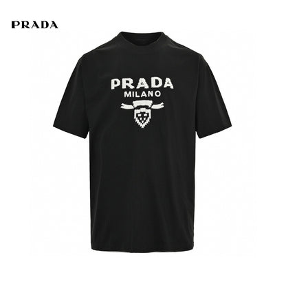 Prada Milano Black Emblem T-Shirt