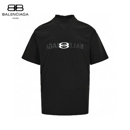 Balenciaga Reflective Logo Black T-Shirt  Primereps