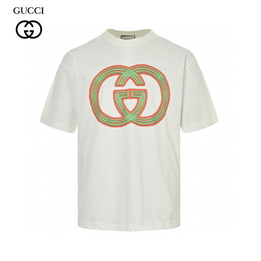 Gucci Multicolor Interlocking G Logo T-Shirt Primereps