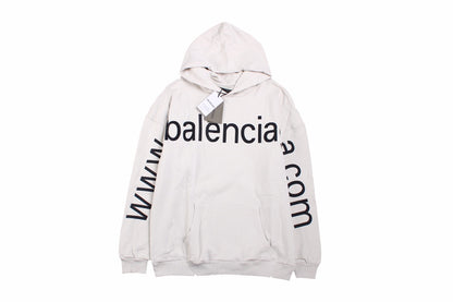 Balenciaga Off-White Oversized Hoodie Primereps