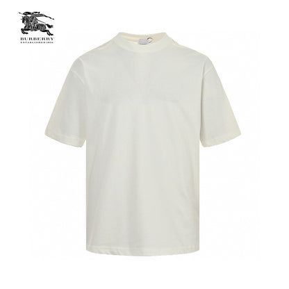 Burberry White Cotton T-Shirt Primereps