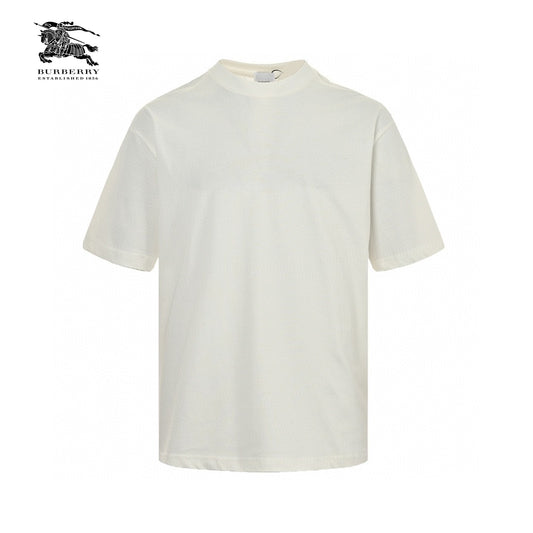 Burberry White Cotton T-Shirt Primereps