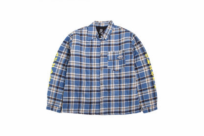 Burberry Blue Plaid Shirt Primereps