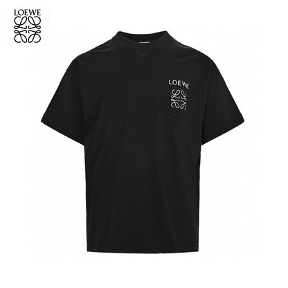 Loewe Black Pocket Logo T-Shirt Primereps