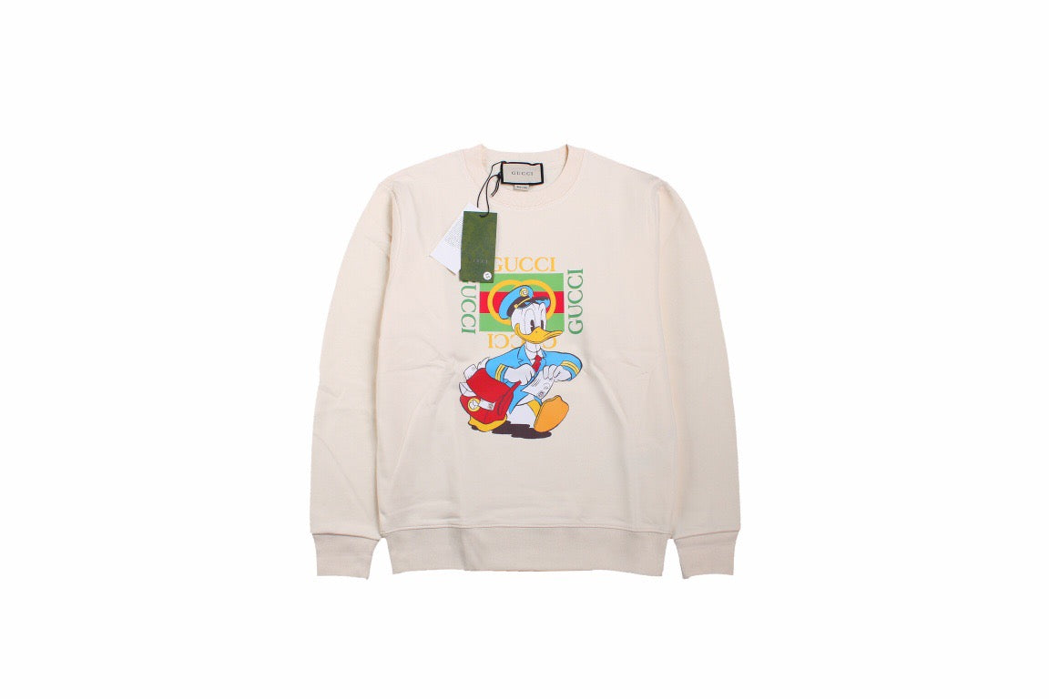 Gucci Donald Duck Sweatshirt - Cream Primereps