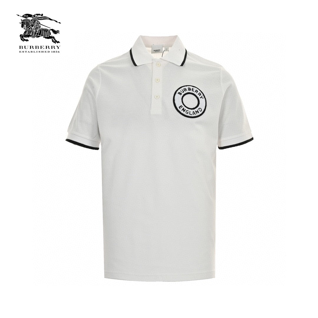 Burberry England Polo Shirt (White) Primereps