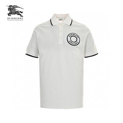 Burberry England Polo Shirt (White) Primereps