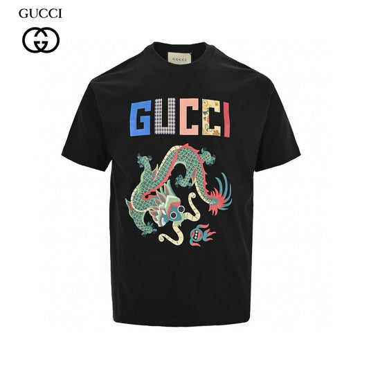 Gucci Dragon Graphic T-Shirt (Black) Primereps