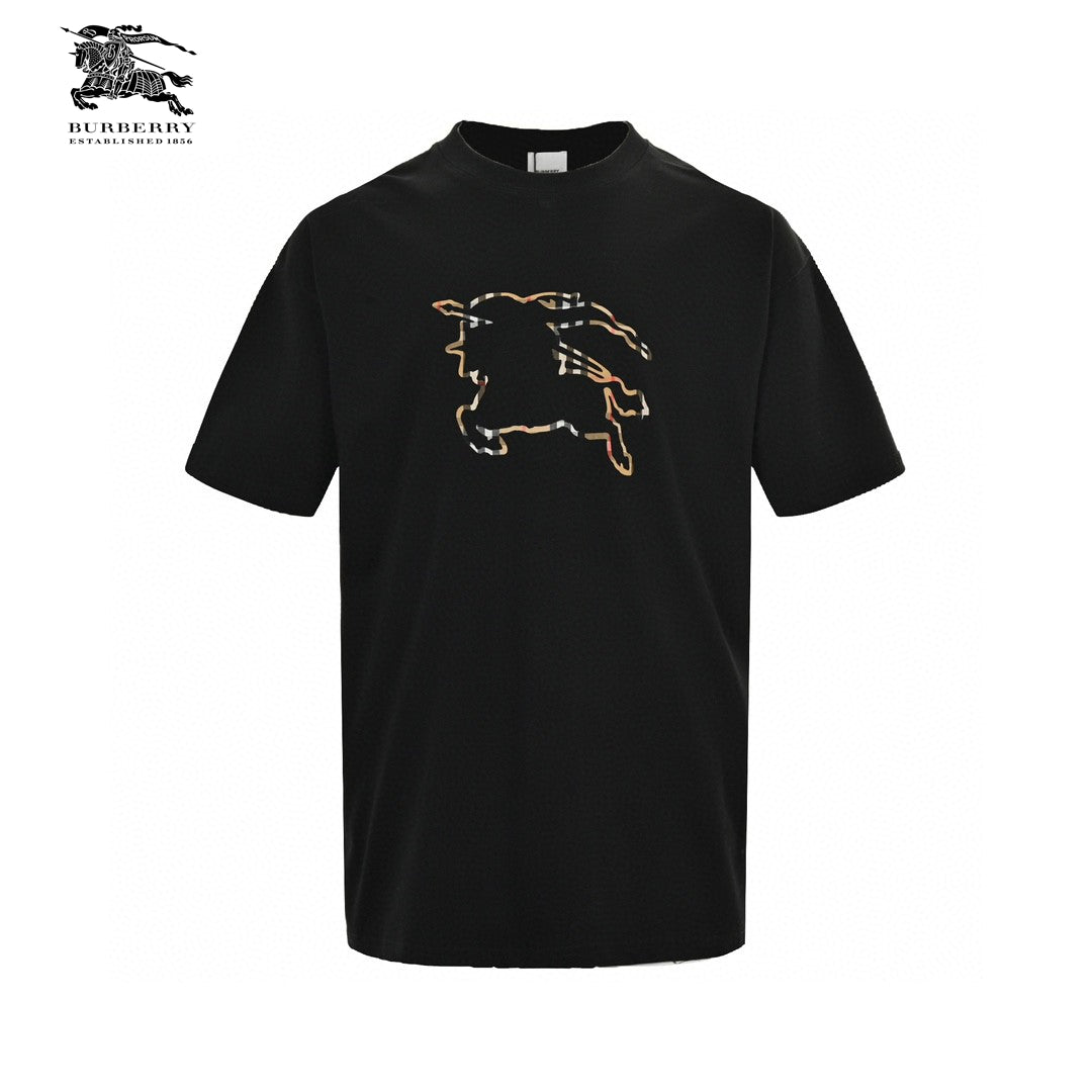 Burberry Knight Logo Black T-Shirt Primereps