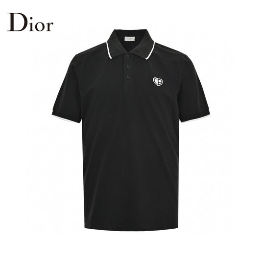 Dior Black Polo Shirt Primereps