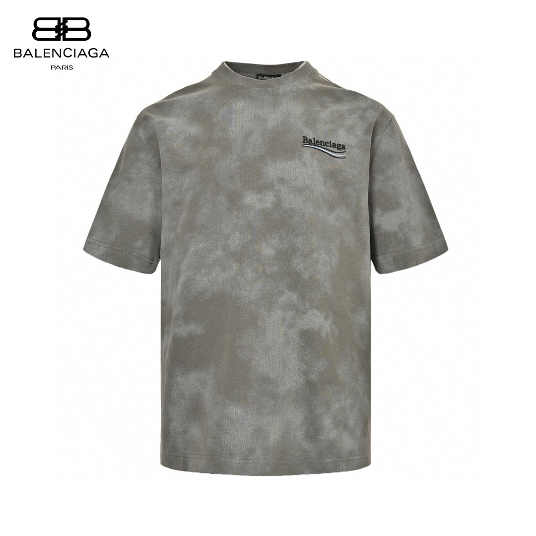 Balenciaga Tie-Dye Logo T-Shirt (Grey) Primereps