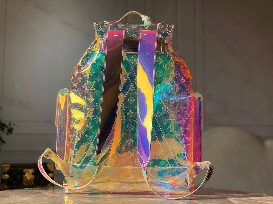 LOUIS VUITTON MONOGRAM GM PRISM HOLOGRAPHIC BACKPACK