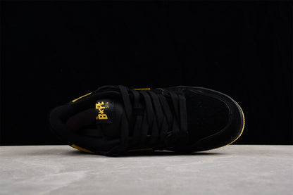 BAPE STA Low-Top Sneakers in Black and Yellow