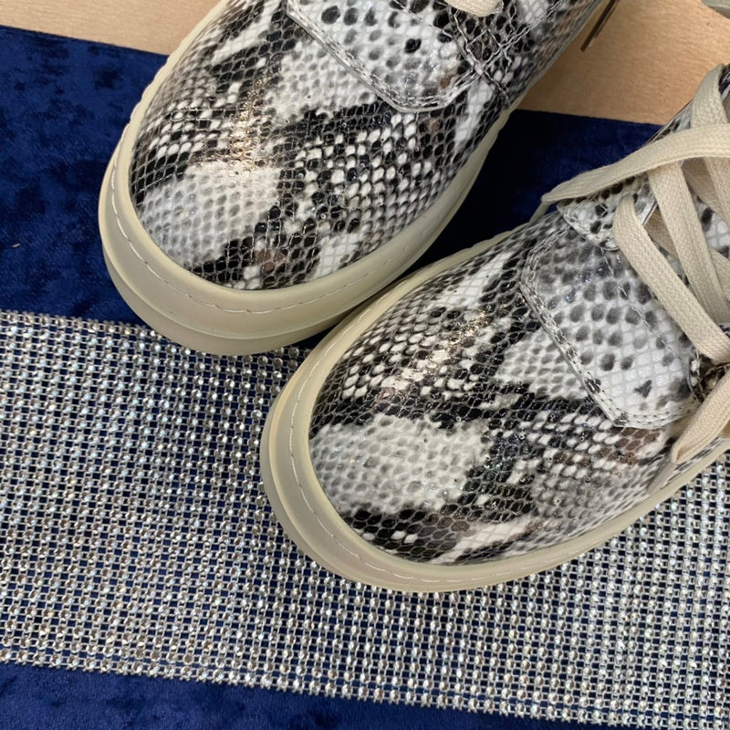 Rick Owens Geobasket Sneakers - Snakeskin Print